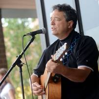 Scott Clauser, of Dr. Mike and the Sea Monkeys performs during the AnnArbor.com Summer Concert Series on Friday afternoon. Melanie Maxwell I AnnArbor.com